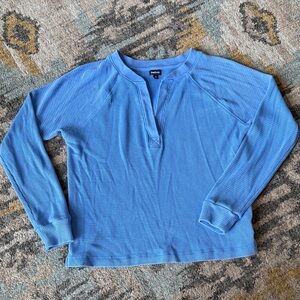 GAP Blue Long Sleeve Top